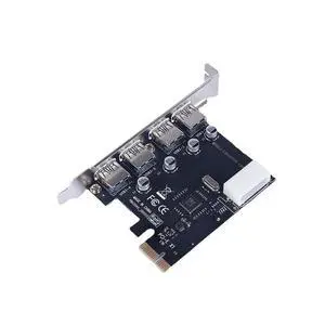 PCIe 3.0 X1 to USB 3.0 Expansion Card 4-Port USB High-Speed Internal Adapter for Desktop PCs, PCI Express to USB 3.0 Hub PCIe 3.0 X1 to USB 3.0 Expansion Card 4-Port USB High-Speed Internal Adapter for Desktop PCs, PCI Express to USB 3.0 Hub