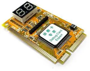 Mini PCIe Laptop Motherboard Diagnostic Card PCIe Post Test Card for Notebook Motherboard Fault Detection and Hardware Troubleshooting Mini PCIe Laptop Motherboard Diagnostic Card PCIe Post Test Card for Notebook Motherboard Fault Detection and Hardware Troubleshooting
