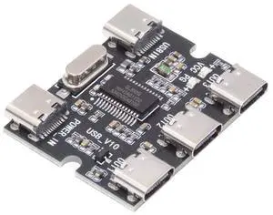 USB-C 2.0 1-to-3 HUB PCBA USB-C to 3-Port hub Board Power Supply (Without housing) Type-C for Keyboard Mouse Scanner USB-C 2.0 1-to-3 HUB PCBA USB-C to 3-Port hub Board Power Supply (Without housing) Type-C for Keyboard Mouse Scanner