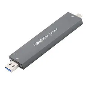 Combo Type-C & USB3.0 to NVME M-Key M.2 NGFF SATA SSD PCBA Case 2280/2242/2230mm Adapter RTL9210B Chipset Combo Type-C & USB3.0 to NVME M-Key M.2 NGFF SATA SSD PCBA Case 2280/2242/2230mm Adapter RTL9210B Chipset