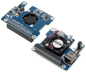 POE Power Over Ethernet HAT for Raspberry Pi 5, IEEE 802.3af/at PoE Network Standard, Onboard 5V & 12V Header Outputs, with Cooling Fan and Metal Heatsink POE Power Over Ethernet HAT for Raspberry Pi 5, IEEE 802.3af/at PoE Network Standard, Onboard 5V & 12V Header Outputs, with Cooling Fan and Metal Heatsink