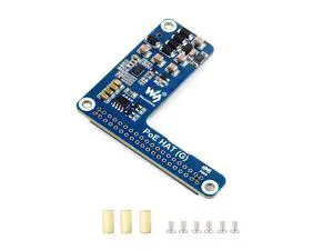 Power Over Ethernet POE HAT for Raspberry Pi 5, IEEE 802.3af/at-Compliant, 5V 5A Output, Compatible with Raspberry Pi 5 Official Case Power Over Ethernet POE HAT for Raspberry Pi 5, IEEE 802.3af/at-Compliant, 5V 5A Output, Compatible with Raspberry Pi 5 Official Case