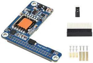 PoE/PoE+ HAT for Raspberry Pi 5 / CM 5, IEEE 802.3af/at Network Standard, 5V/5A Output, Compatible with Raspberry Pi 5 Official Case and Active Cooler, Isolated PoE/PoE+ HAT for Raspberry Pi 5 / CM 5, IEEE 802.3af/at Network Standard, 5V/5A Output, Compatible with Raspberry Pi 5 Official Case and Active Cooler, Isolated