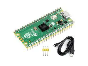 Pre-soldered Raspberry Pi Pico 2 Microcontroller Board Based on Raspberry Pi RP2350 Microcontroller Chip, with Dual-core and Dual-Architecture Design, Running up to 150 MHz (with Header) Pre-soldered Raspberry Pi Pico 2 Microcontroller Board Based on Raspberry Pi RP2350 Microcontroller Chip, with Dual-core and Dual-Architecture Design, Running up to 150 MHz (with Header)