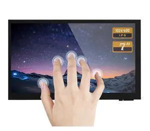 7 Inch Capacitive Touchscreen Monitor IPS Display 1024x600 7" HDMI LCD Module for Raspberry Pi 4B/ 3B+/A+/B/ 2B/ B+/A+/ Zero W, Support Windows 10/8.1/8 / 7 7 Inch Capacitive Touchscreen Monitor IPS Display 1024x600 7" HDMI LCD Module for Raspberry Pi 4B/ 3B+/A+/B/ 2B/ B+/A+/ Zero W, Support Windows 10/8.1/8 / 7