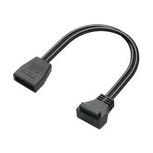 PC Motherboard USB 3.0 19-Pin Extension Cable (Model A) 5Gbps Male to Female Connector Compatible with Most Mainstream Motherboard Brands 11.8in/30cm PC Motherboard USB 3.0 19-Pin Extension Cable (Model A) 5Gbps Male to Female Connector Compatible with Most Mainstream Motherboard Brands 11.8in/30cm