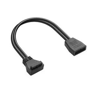 PC Motherboard USB 3.0 19-Pin Extension Cable (Model B) 5Gbps Male to Female Connector Compatible with Most Mainstream Motherboard Brands 11.8in/30cm PC Motherboard USB 3.0 19-Pin Extension Cable (Model B) 5Gbps Male to Female Connector Compatible with Most Mainstream Motherboard Brands 11.8in/30cm