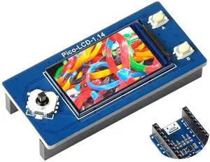 1.14inch LCD Display Module for Raspberry Pi Pico, 65K RGB Colors 240×135 Pixels IPS Screen SPI Interface 1.14inch LCD Display Module for Raspberry Pi Pico, 65K RGB Colors 240×135 Pixels IPS Screen SPI Interface