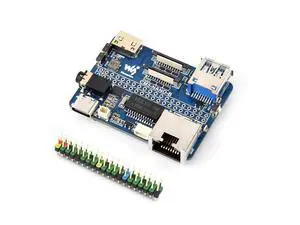 Nano Base Board for Raspberry Pi Compute Module 5 Lite/eMMC Series Board, Same Size as CM5, with CM5 Socket/40PIN GPIO Header/RJ45 Gigabit Eth/16PIN PCIe/HDMI/USB 3.2/Audio/MIPI Interface etc. Nano Base Board for Raspberry Pi Compute Module 5 Lite/eMMC Series Board, Same Size as CM5, with CM5 Socket/40PIN GPIO Header/RJ45 Gigabit Eth/16PIN PCIe/HDMI/USB 3.2/Audio/MIPI Interface etc.