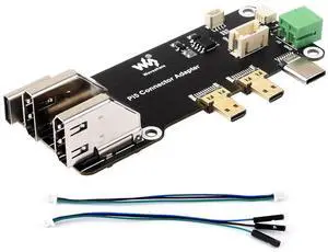 Micro HDMI to HDMI Adapter Board for Raspberry Pi 5 / 4B, Converts Micro HDMI to HDMI Female Ports, Supports Dual 4K Outputs, Two Power Supply Methods Micro HDMI to HDMI Adapter Board for Raspberry Pi 5 / 4B, Converts Micro HDMI to HDMI Female Ports, Supports Dual 4K Outputs, Two Power Supply Methods
