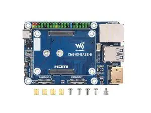 Mini Base Board for Raspberry Pi CM5 Lite/eMMC, Compute Module 5 Mini IO Board with Gigabit Eth/40PIN GPIO/M.2 M Key/USB 3.2/USB 2.0/HDMI Interface etc. Onboard EEPROM and Encryption Chip Mini Base Board for Raspberry Pi CM5 Lite/eMMC, Compute Module 5 Mini IO Board with Gigabit Eth/40PIN GPIO/M.2 M Key/USB 3.2/USB 2.0/HDMI Interface etc. Onboard EEPROM and Encryption Chip
