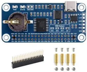 RTC WatchDog HAT for Raspberry Pi 4B/3B+/3B/2B/Zero W/Zero WH/Zero 2W /Jetson Nano, Onboard DS3231SN High Precision RTC Chip, Real Time Clock, Watchdog, Auto Reset Monitoring, All in One Module RTC WatchDog HAT for Raspberry Pi 4B/3B+/3B/2B/Zero W/Zero WH/Zero 2W /Jetson Nano, Onboard DS3231SN High Precision RTC Chip, Real Time Clock, Watchdog, Auto Reset Monitoring, All in One Module