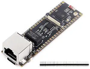 ESP32-S3 Ethernet Dev Board onboard 10/100Mbps RJ45 ETH Port, Camera Interface, USB Type-C Port, TF Card Slot and PoE Module Header, Wi-Fi & Bluetooth Support, 240MHz Dual Core Processor ESP32-S3 Ethernet Dev Board onboard 10/100Mbps RJ45 ETH Port, Camera Interface, USB Type-C Port, TF Card Slot and PoE Module Header, Wi-Fi & Bluetooth Support, 240MHz Dual Core Processor