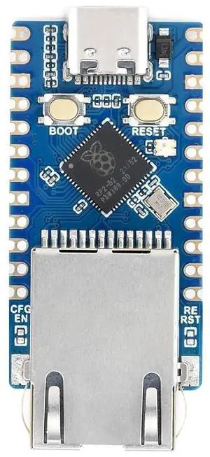 RP2040-ETH Mini Development Board, RP2040 Ethernet Port Module, Raspberry Pi Microcontroller Development Board, Based On Official RP2040 Dual Core Processor RP2040-ETH Mini Development Board, RP2040 Ethernet Port Module, Raspberry Pi Microcontroller Development Board, Based On Official RP2040 Dual Core Processor