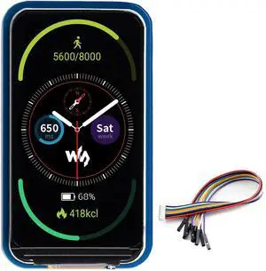 1.47inch LCD Display Module for Raspberry Pi, Arduino, STM32, 172x320 Pixels, IPS Screen, 262K RGB Colors, Rounded Corners, 4-Wire SPI Interface, 3.3V / 5V 1.47inch LCD Display Module for Raspberry Pi, Arduino, STM32, 172x320 Pixels, IPS Screen, 262K RGB Colors, Rounded Corners, 4-Wire SPI Interface, 3.3V / 5V