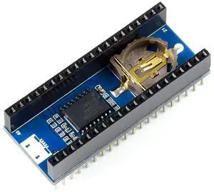 Precision RTC Module for Raspberry Pi Pico Mini Board, Incorporates High Precision Real-Time Clock Chip DS3231, Uses I2C Bus for Communication, with Female Pin Header Stackable Design Precision RTC Module for Raspberry Pi Pico Mini Board, Incorporates High Precision Real-Time Clock Chip DS3231, Uses I2C Bus for Communication, with Female Pin Header Stackable Design