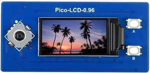 0.96 inch LCD Display for Raspberry Pi Pico, 65K Colors Display Module, IPS Screen, 160×80 Pixels, Embedded ST7735S Driver, Using SPI Bus, Compatible with Raspberry Pi Pico Header 0.96 inch LCD Display for Raspberry Pi Pico, 65K Colors Display Module, IPS Screen, 160×80 Pixels, Embedded ST7735S Driver, Using SPI Bus, Compatible with Raspberry Pi Pico Header