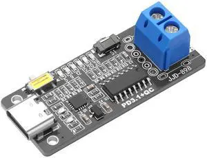 Type-c PD3.1 QC Adjustable Voltage Trigger Module with Power Off Memory, Manual Auto Dual Mode PD Trigger Type-c PD3.1 QC Adjustable Voltage Trigger Module with Power Off Memory, Manual Auto Dual Mode PD Trigger
