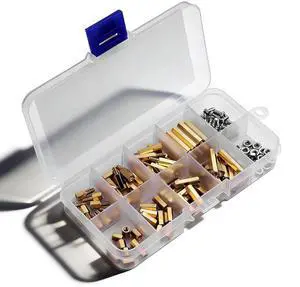 120PCS M3 Brass Spacer Standoff Set - Multipurpose Screws Nuts Kit for DIY Eurorack Synthesizer Computer Modification Creative Crafts 120PCS M3 Brass Spacer Standoff Set - Multipurpose Screws Nuts Kit for DIY Eurorack Synthesizer Computer Modification Creative Crafts
