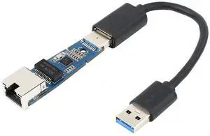 USB 3.2 Gen 1 to Gigabit Ethernet Converter, USB to Ethernet Adapter with 10/100/1000Mbps Network Standard, RTL8153 Controller, Support Win10/8.1/8/7/Mac/Linux/Android, Driver Free, Plug and Play USB 3.2 Gen 1 to Gigabit Ethernet Converter, USB to Ethernet Adapter with 10/100/1000Mbps Network Standard, RTL8153 Controller, Support Win10/8.1/8/7/Mac/Linux/Android, Driver Free, Plug and Play