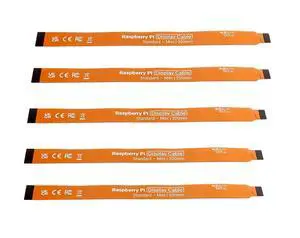 5PCS Official Pi DSI Display FPC Flexible Cable Compatible with Raspberry Pi 5, 22Pin to 15Pin, Suitable for RPi 5 Connecting to DSI Display Screen (200mm/20cm/0.65ft Length) 5PCS Official Pi DSI Display FPC Flexible Cable Compatible with Raspberry Pi 5, 22Pin to 15Pin, Suitable for RPi 5 Connecting to DSI Display Screen (200mm/20cm/0.65ft Length)
