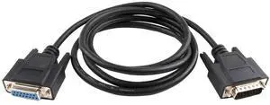 DB15 Cable Male to Female Parallel Computer Extension Cable (5ft) DB15 Cable Male to Female Parallel Computer Extension Cable (5ft)