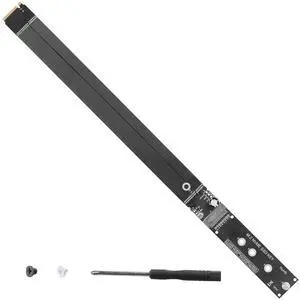 M.2 NVMe SSD Extension Cable M2 M-Key NVME Male to Female Adapter for Motherboard SSD 2230/2242/2260/2280 NVME Support only (33 cm/13 in) M.2 NVMe SSD Extension Cable M2 M-Key NVME Male to Female Adapter for Motherboard SSD 2230/2242/2260/2280 NVME Support only (33 cm/13 in)