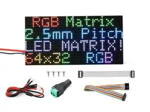 2048 RGB Full-Color LED Matrix Panel, 2.5mm Pitch, 64 × 32 Pixels, Compatible with Raspberry Pi/Pico 2W/ Ardu / ESP32, Support Adjustable Brightness, Chainable, Displaying Text, Animation 2048 RGB Full-Color LED Matrix Panel, 2.5mm Pitch, 64 × 32 Pixels, Compatible with Raspberry Pi/Pico 2W/ Ardu / ESP32, Support Adjustable Brightness, Chainable, Displaying Text, Animation