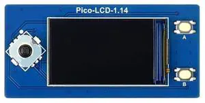 waveshare 1.14inch LCD Display Module for Raspberry Pi Pico 65K RGB Colors 240×135 Pixels with SPI Interface Embedded ST7789 Driver Using SPI Bus IPS Screen waveshare 1.14inch LCD Display Module for Raspberry Pi Pico 65K RGB Colors 240×135 Pixels with SPI Interface Embedded ST7789 Driver Using SPI Bus IPS Screen