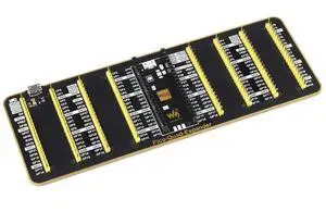 Quad GPIO Expander for Raspberry Pi Pico, Four Sets of 2x20 Standard Raspberry Pi Pico GPIO Male Headers for Connecting More Expansion Modules, USB-Powered Support Quad GPIO Expander for Raspberry Pi Pico, Four Sets of 2x20 Standard Raspberry Pi Pico GPIO Male Headers for Connecting More Expansion Modules, USB-Powered Support