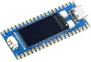 RP2040 MCU Board with Pre-Soldered Header, Onboard 0.96inch 160x80 IPS LCD Display, Pico-Like MCU Board Based on Raspberry Pi RP2040, Dual-Core Arm Cortex M0+ Processor RP2040 MCU Board with Pre-Soldered Header, Onboard 0.96inch 160x80 IPS LCD Display, Pico-Like MCU Board Based on Raspberry Pi RP2040, Dual-Core Arm Cortex M0+ Processor