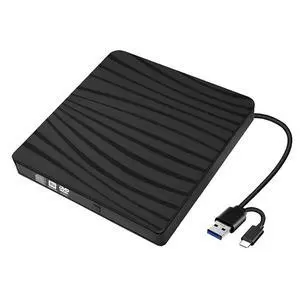External CD/DVD Drive for Laptop, USB A/C 3.0 CD DVD Player Portable +/-RW Burner CD ROM Reader Writer Disk Duplicator Compatible with Laptop Desktop PC Windows Apple Mac Pro MacBook Linux External CD/DVD Drive for Laptop, USB A/C 3.0 CD DVD Player Portable +/-RW Burner CD ROM Reader Writer Disk Duplicator Compatible with Laptop Desktop PC Windows Apple Mac Pro MacBook Linux
