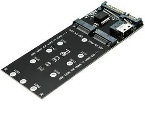 Combo M.2 NVMe SSD to SFF-8654 Slimline SAS(PCIe),NGFF to SATA Adapter Card (Not Support NVEM SSD to SATA or M.2SATA to SFF-8654) Combo M.2 NVMe SSD to SFF-8654 Slimline SAS(PCIe),NGFF to SATA Adapter Card (Not Support NVEM SSD to SATA or M.2SATA to SFF-8654)