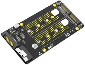 Dual M.2 NVME SSD 4x4x to Slimline SFF-8654 8X Adapter (PCIe Bifurcation Motherboard is Required) Dual M.2 NVME SSD 4x4x to Slimline SFF-8654 8X Adapter (PCIe Bifurcation Motherboard is Required)