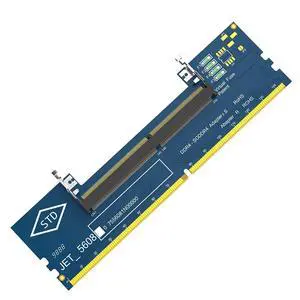 Laptop DDR4 RAM to Desktop Adapter Card, SO DIMM DDR4 Converter for Destktop Memory Tester Laptop DDR4 RAM to Desktop Adapter Card, SO DIMM DDR4 Converter for Destktop Memory Tester