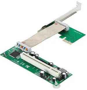 PCI-E Express 1X to PCI 32bits Riser Card with Flex Cable(SATA Power) PCI-E Express 1X to PCI 32bits Riser Card with Flex Cable(SATA Power)