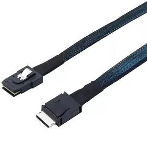 PCIE Oculink SFF-8611 4i to MINI SAS SFF-8087 Server Internal Connection Cable PCIE Oculink SFF-8611 4i to MINI SAS SFF-8087 Server Internal Connection Cable