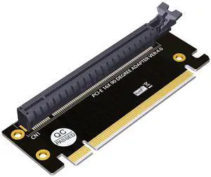 PCIe 16x Riser Card,PCI-e Express 4.0 16X Male to Female Extension Card for 1U / 2U Server Case GPU Graphics Card PCIe 16x Riser Card,PCI-e Express 4.0 16X Male to Female Extension Card for 1U / 2U Server Case GPU Graphics Card