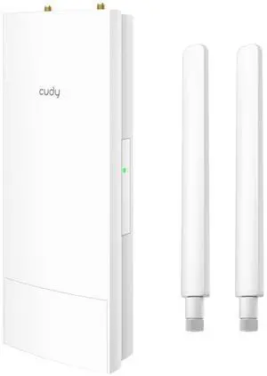 Outdoor AX3000 High Power WiFi 6 Access Point, IP65 Weather Proof, External High Power FEMs, Gigabit RJ45 Ports, Support 802.3at or 48~57V Passive PoE, Lightning Protection, MU-MIMO Outdoor AX3000 High Power WiFi 6 Access Point, IP65 Weather Proof, External High Power FEMs, Gigabit RJ45 Ports, Support 802.3at or 48~57V Passive PoE, Lightning Protection, MU-MIMO
