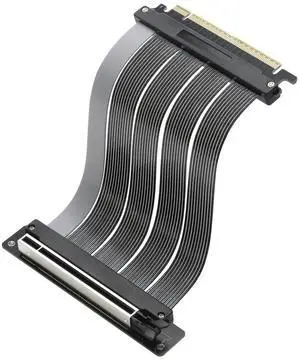 PCIe 5.0 X16 Riser Cable Graphics Card Extension Cable, Vertical Mount GPU Riser Cable for PC Case, Support PCI Express 5.0/4.0/3.0, High-Speed Shielded Flex Ribbon (20CM,Right angle-90 degrees) PCIe 5.0 X16 Riser Cable Graphics Card Extension Cable, Vertical Mount GPU Riser Cable for PC Case, Support PCI Express 5.0/4.0/3.0, High-Speed Shielded Flex Ribbon (20CM,Right angle-90 degrees)