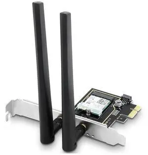 AX210 WiFi 6E Card for Desktop, PCIe Wireless Network Card with Bluetooth 5.3, AX5400 Tri-Band, OFDMA & MU-MIMO, Ultra-Low Latency, WPA3, Low-Profile Bracket, for Windows 10/11 AX210 WiFi 6E Card for Desktop, PCIe Wireless Network Card with Bluetooth 5.3, AX5400 Tri-Band, OFDMA & MU-MIMO, Ultra-Low Latency, WPA3, Low-Profile Bracket, for Windows 10/11