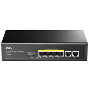 FS1006P 6-Port 10/100M PoE Switch 60W, 4 PoE Ports, CCTV Mode (Transmit Distance to 250m at 10Mbps), PD Detection,Fan-Less, Steel Case, Desktop and Wall-Mount, 802.3at / 802.3af FS1006P 6-Port 10/100M PoE Switch 60W, 4 PoE Ports, CCTV Mode (Transmit Distance to 250m at 10Mbps), PD Detection,Fan-Less, Steel Case, Desktop and Wall-Mount, 802.3at / 802.3af