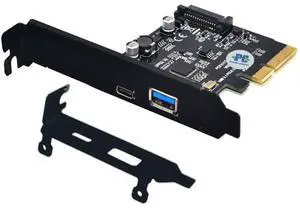 PCI-E 4X to USB 3.0 Adapter,PCI Express Type C Gen 2 Expansion Card with Asmedia Chipset ASM3142 PCI-E 4X to USB 3.0 Adapter,PCI Express Type C Gen 2 Expansion Card with Asmedia Chipset ASM3142