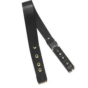 M.2 NVME Extender,NGFF M-Key PCIe SSD Extention Card with 180Degree Soft-PCB Cable 30CMS M.2 NVME Extender,NGFF M-Key PCIe SSD Extention Card with 180Degree Soft-PCB Cable 30CMS