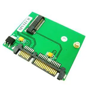 NGFF M.2 BM Key SSD to Half Slim SATA Adapter Card NGFF M.2 BM Key SSD to Half Slim SATA Adapter Card