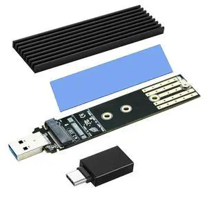 NVME to USB 3.0 Docking Station,M.2 SSD to Type C Portable External Enclosure for Both M.2 (M Key) NVMe SSD and (B+M Key) SATA-Based SSD Compatible with Thunderbolt 4/3 NVME to USB 3.0 Docking Station,M.2 SSD to Type C Portable External Enclosure for Both M.2 (M Key) NVMe SSD and (B+M Key) SATA-Based SSD Compatible with Thunderbolt 4/3