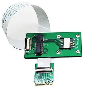 Mini PCI-E Card to M.2(NGFF) Key A/E Cable with SIM Card Slot for WiFi/WWAN/LTE Module Mini PCI-E Card to M.2(NGFF) Key A/E Cable with SIM Card Slot for WiFi/WWAN/LTE Module