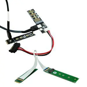 M.2 NVME PCIe 4.0 50cms and PCIe 3.0 20cms Extension Cable M.2 NVME PCIe 4.0 50cms and PCIe 3.0 20cms Extension Cable