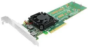 PCI Express x 8 to Quad M.2 NVMe SSD Switch Adapter PCI Express x 8 to Quad M.2 NVMe SSD Switch Adapter