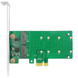 Dual PCIe 2.0 x1 to M.2 SATA RAID Controller Card Dual PCIe 2.0 x1 to M.2 SATA RAID Controller Card